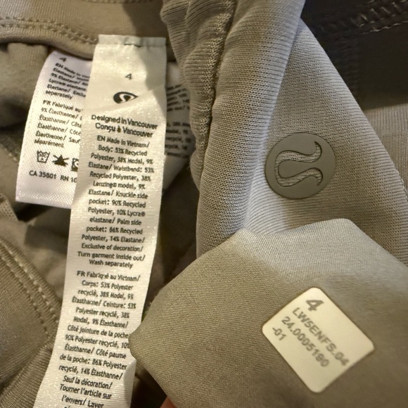 Lululemonđź’ŽBrushed Softstreme High-Rise Jogger Riverstone Tan Sz 4 Retail $128 - Picture 6 of 11